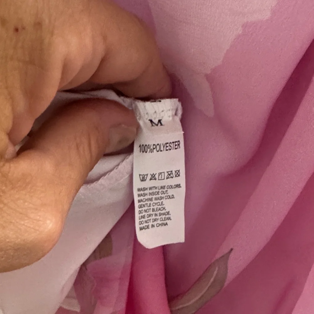 Pink Floral Ruffle Strap Top - Picture 2 of 16